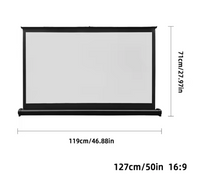 50-Inch 16:9 Portable Projection Screen